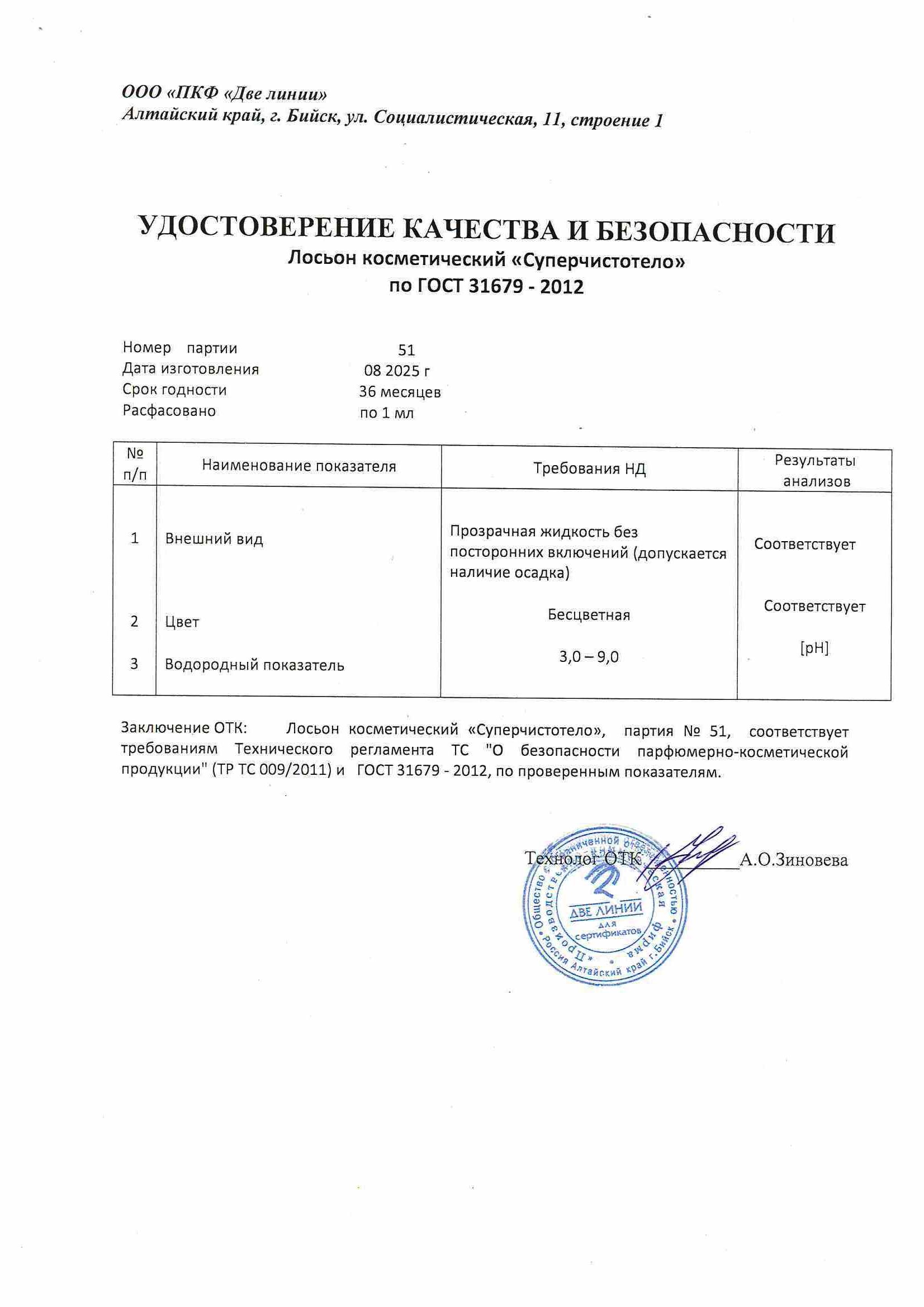 Паспорт №082025